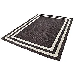 Jutematta - Jessore (mörk taupe/vit)