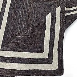 Jutematta - Jessore (mörk taupe/vit)