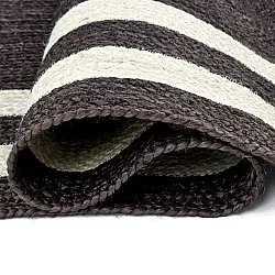 Jutematta - Jessore (mörk taupe/vit)