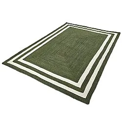 Jutematta - Jessore (militärgrön/vit)