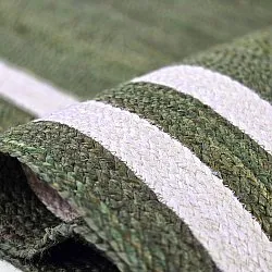 Jutematta - Jessore (militärgrön/vit)