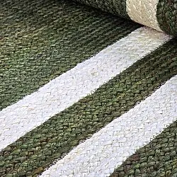 Jutematta - Jessore (militärgrön/vit)