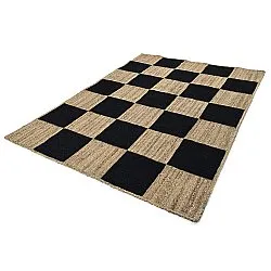 Jutematta - Khulna (natur/svart)