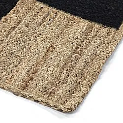 Jutematta - Khulna (natur/svart)