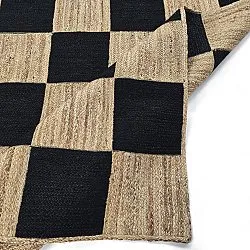 Jutematta - Khulna (natur/svart)