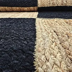 Jutematta - Khulna (natur/svart)