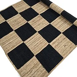 Jutematta - Khulna (natur/svart)