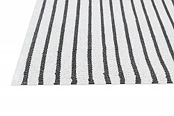Plastové koberce - Kensington (biela/čierna)