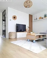 Koberec pre interiér a exteriér - Brussels Diamond (biely)