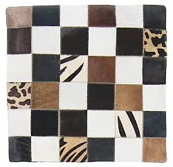 Puzdro na vankúš z hovädzej kože 45 x 45 cm