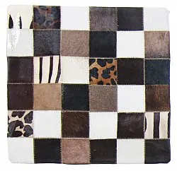 Puzdro na vankúš z hovädzej kože 45 x 45 cm
