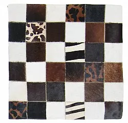 Puzdro na vankúš z hovädzej kože 45 x 45 cm