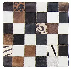 Puzdro na vankúš z hovädzej kože 45 x 45 cm