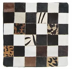 Puzdro na vankúš z hovädzej kože 45 x 45 cm