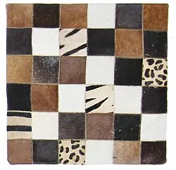 Puzdro na vankúš z hovädzej kože 45 x 45 cm