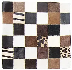 Puzdro na vankúš z hovädzej kože 45 x 45 cm