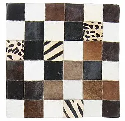Puzdro na vankúš z hovädzej kože 45 x 45 cm