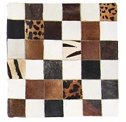Puzdro na vankúš z hovädzej kože 45 x 45 cm