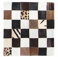 Puzdro na vankúš z hovädzej kože 45 x 45 cm