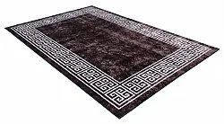 Koberec Wilton - Kuba (čierna/biela)