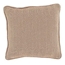 Puzdro na vankúš - Denisa Fishbone (hnedá/biela)