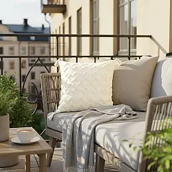 Puzdro na vankúš - Doria (off white)