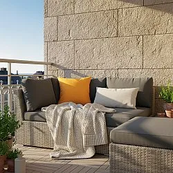 Puzdro na vankúš - Luana (žltá)