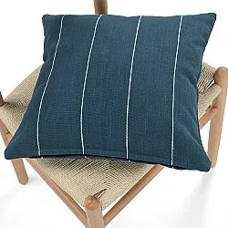 Puzdro na vankúš - Martina Stripe (modrá/biela)