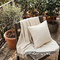 Kuddfodral - Nalani cotton cushion cover (cream)