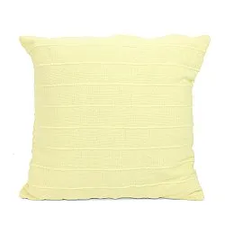 Kuddfodral - Nalani cotton cushion cover (ljusgul)
