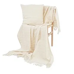 Filtar - Nalani cotton throw (cream)