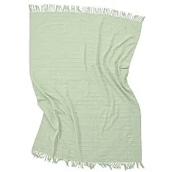 Filtar - Nalani cotton throw (ljusgrön)