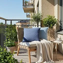 Puzdro na vankúš - Vanja (tmavomodrá)