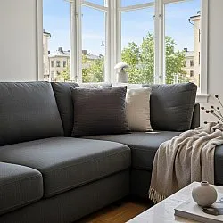 Puzdro na vankúš - Vanja (čierna)