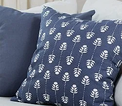 Obal na vankúš 2-pack - Sari (modrý)