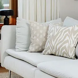 Obal na vankúš 2-pack - Sari (stredne béžová)