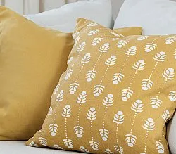 Obal na vankúš 2-pack - Sari (žltý)