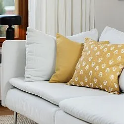 Obal na vankúš 2-pack - Sari (žltý)
