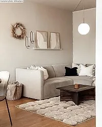 Koberce s dlhým vlasom - Fondi (béžová)