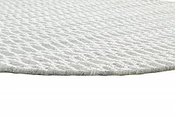 Kruhový koberec - Long Stitch (šedý)