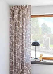 Záclony - Bavlnená záclona Lowe (béžová)