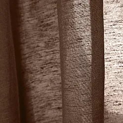 Gardiner 2-Pack - Linnemixgardin Lumira (mörkbrun)