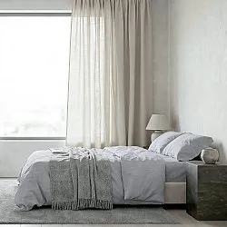 Gardiner 2-Pack - Linnemixgardin Lumira (vit)