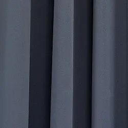 Záclony - Záclona blackout Alina (modrá/sivá)