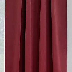 Záclony - Záclona blackout Alina (červená)
