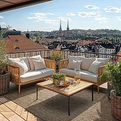 Koberec na vnútorné a vonkajšie použitie - Caldwell (hnedý)