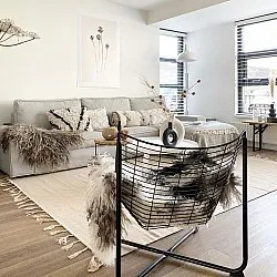 Vlnený koberec - Malana (béžová)