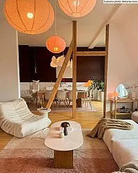 Koberec s dlhým vlasom - Mareto Natural Cotton Shaggy (hnedý)