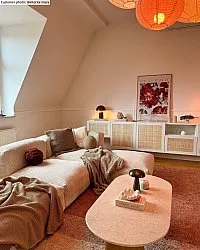 Koberec s dlhým vlasom - Mareto Natural Cotton Shaggy (hnedý)