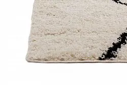 Kruhové koberce - Marsa (čierna/biela)